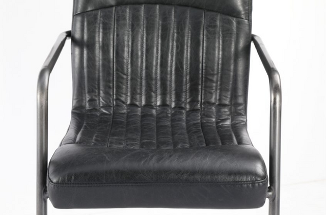Moe's Home Collection Ansel Black Arm Chair 4