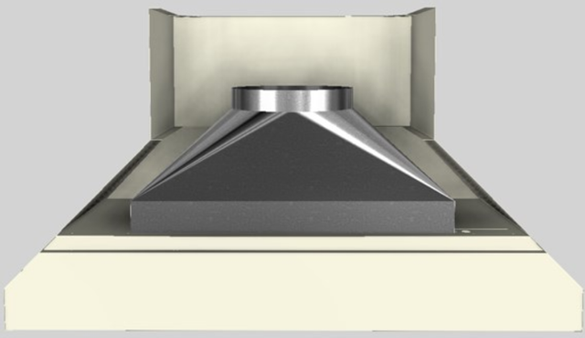 Vent-A-Hood® 54" Biscuit Euro-Style Wall Mounted Range Hood 4