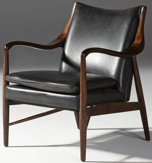 Classic Home Kiannah Black Club Chair-1