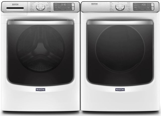 Maytag® White Front Load Laundry Pair 0