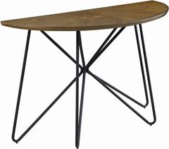 Coaster® Brinnon Dark Brown Round Sofa Table