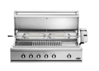 DCS Traditional 48" Built In Grill-Brushed Stainless Steel-1