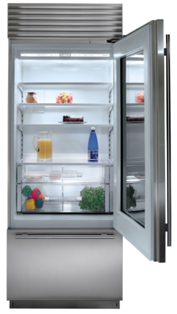 Sub-Zero® 17.3 Cu. Ft. Stainless Steel Built In Bottom Freezer Refrigerator 3