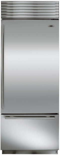 Sub-Zero® 17.4 Cu. Ft. Stainless Steel Built In Bottom Freezer Refrigerator-BI-30U/S/TH-RH