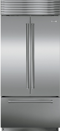Sub-Zero® 21.0 Cu. Ft. Stainless Steel Built In French Door Refrigerator-BI-36UFDID/S/PH