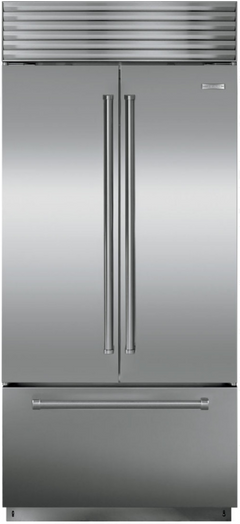 Sub-Zero® 21.0 Cu. Ft. Stainless Steel Built In French Door Refrigerator-BI-36UFD/S/PH