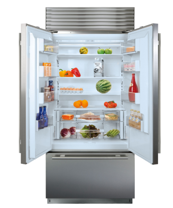 Sub-Zero® 21.0 Cu. Ft. Overlay Built In French Door Refrigerator 2