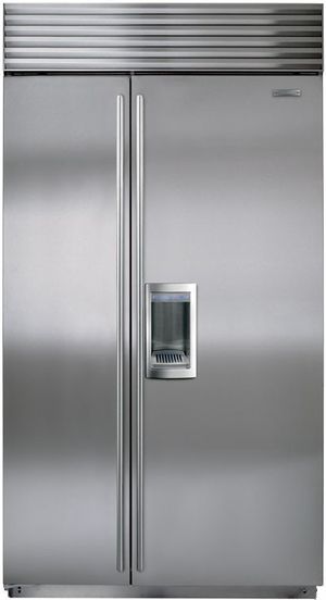 Sub-Zero 24 Cu. Ft. Built In Side-by-Side Refrigerator-Stainless Steel