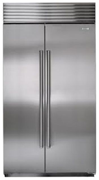 Sub-Zero 28.3 Cu. Ft. Built In Side-by-Side Refrigerator-Stainless Steel-1