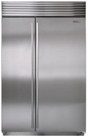 Sub-Zero 28.3 Cu. Ft. Built In Side-by-Side Refrigerator-Stainless Steel-0