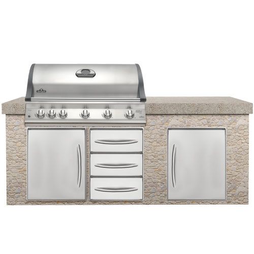 Napoleon Mirage™ 44" Stainless Steel Built In Grill 1