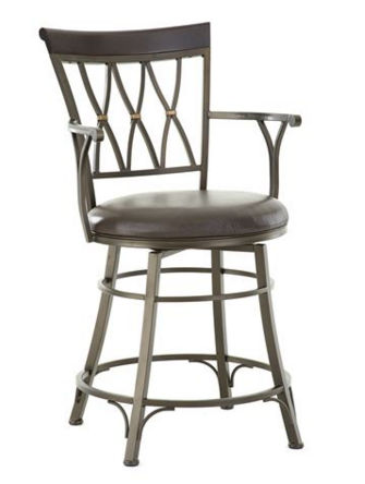 Steve Silver Co.® Bali Brown Jumbo Swivel Counter Chair