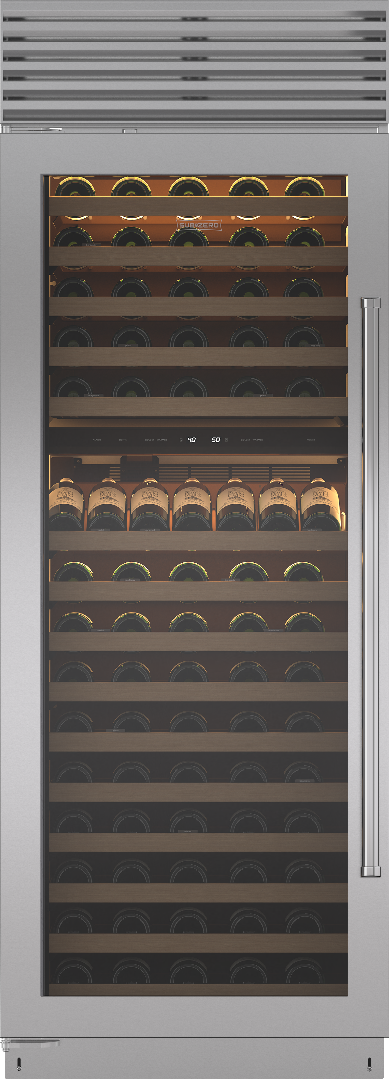 Sub-Zero® 30" Stainless Steel Wine Cooler-BW-30A/S/PH-LH