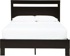Signature Design by Ashley® Finch Black Full Panel Platform Bed