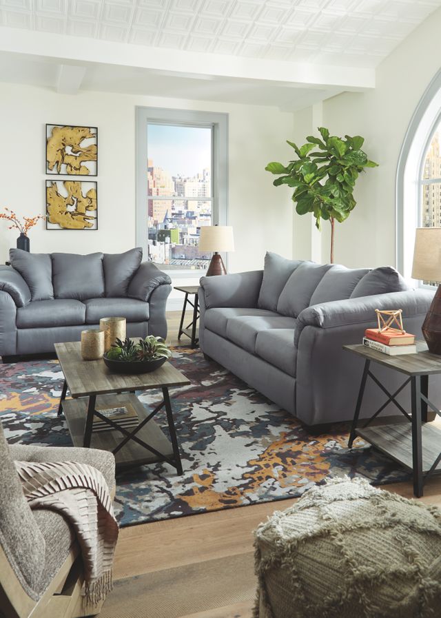 Signature Design by Ashley® Darcy Steel Sofa and Loveseat Set 3