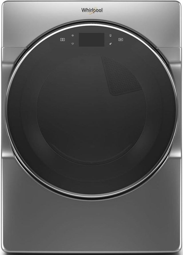 Whirlpool® 7.4 Cu. Ft. Chrome Shadow Front Load Gas Dryer