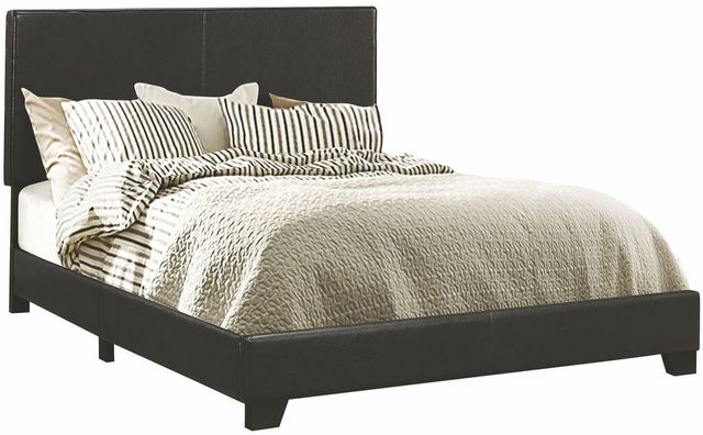 Coaster® Dorian Black Full Upholstered Bed-0