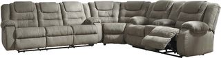 Signature Design by Ashley® McCade Cobblestone 3-Piece Reclining Sectional