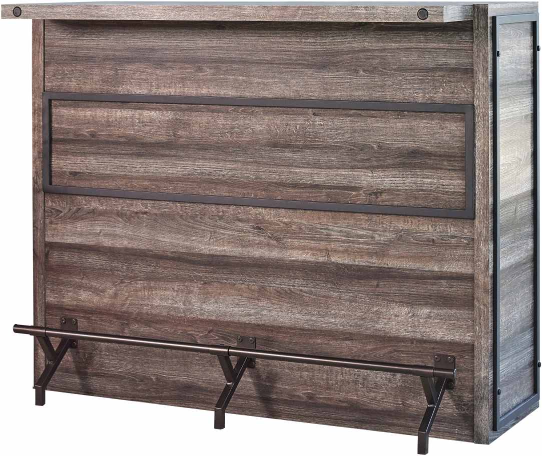 Coaster® Aged Oak 5-Shelf Bar Unit
