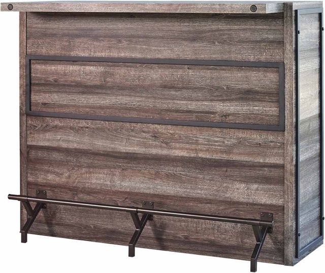 Coaster® Aged Oak 5-Shelf Bar Unit-0