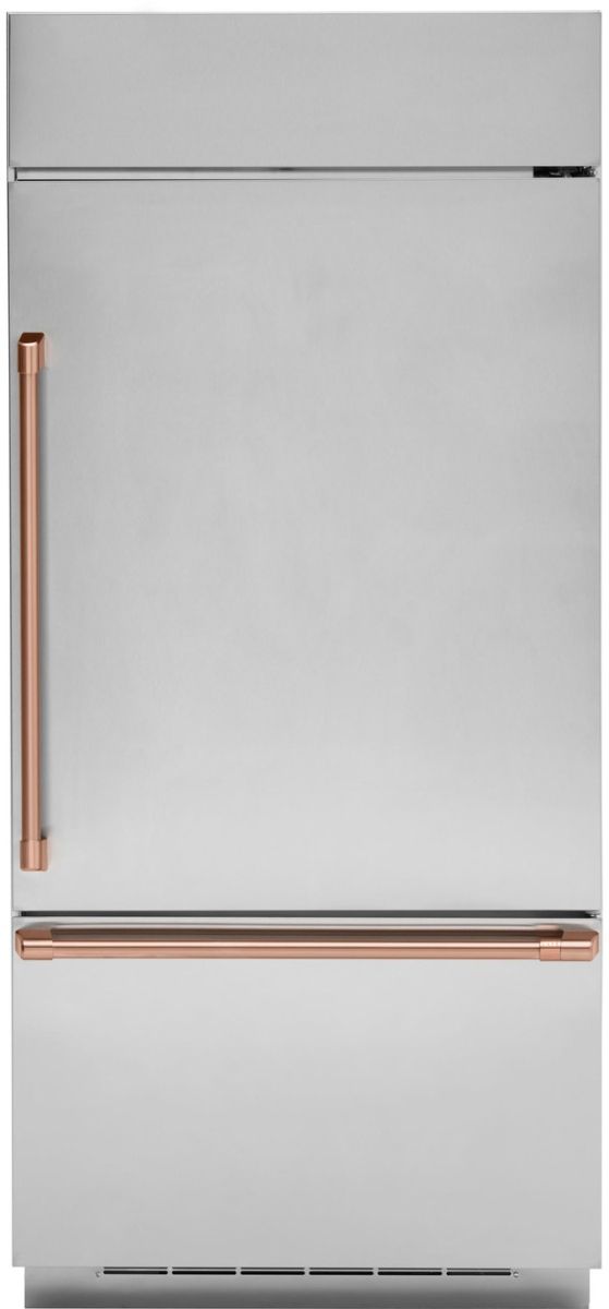 Café™ 36" Brushed Copper Refrigeration Handle Kit 1