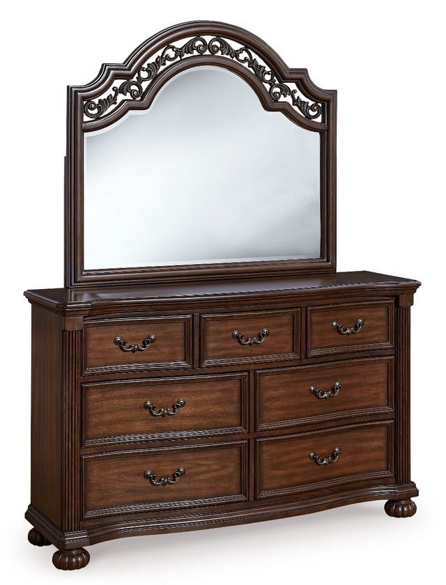 Lavish Dresser and Mirror-0