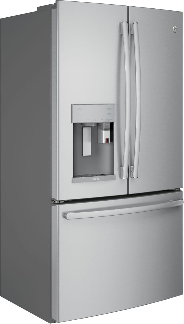 GE Profile™ 22.2 Cu. Ft. Stainless Steel Counter Depth French Door Refrigerator 1