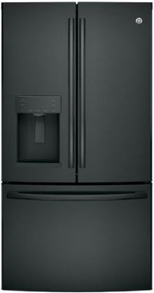 GE® Series 27.8 Cu. Ft. French Door Refrigerator-Black
