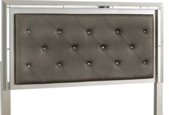 Signature Design by Ashley® Lonnix Gray Queen Upholstered Panel Headboard