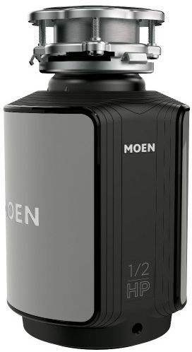 Moen® GX Series 0.5 HP Continuous Feed Black Garbage Disposal-0