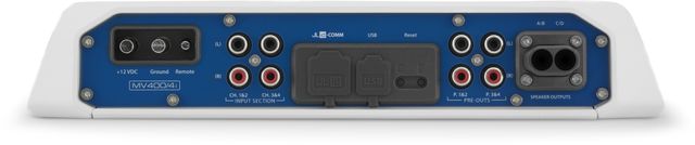 JL Audio® 400 W 4 Ch. Class D Full-Range Marine Amplifier with Integrated DSP 2