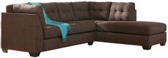 Benchcraft® Maier 2-Piece Walnut Left-Arm Facing Sectional with Chaise