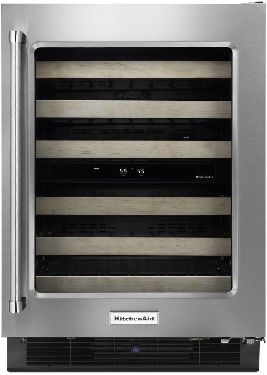 kitchenaid wine cooler 24 inch