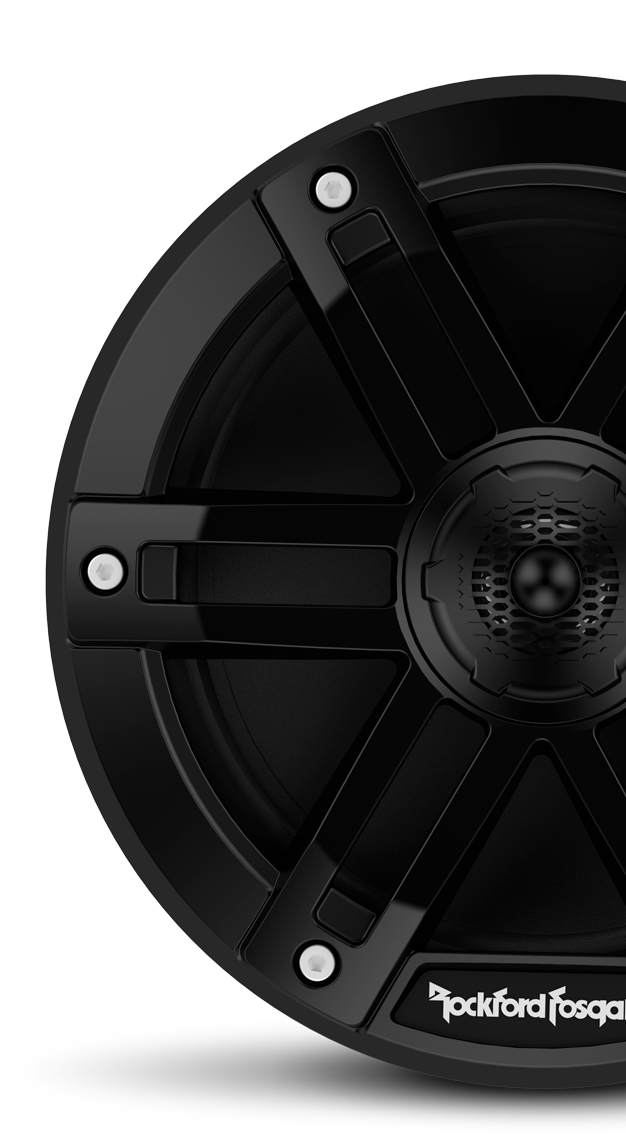 Rockford Fosgate® M0 Black 6.5" Marine Grade Speakers 1