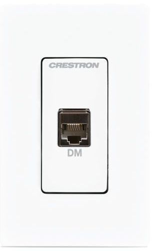 Crestron® Media Presentation Wall Plate-White