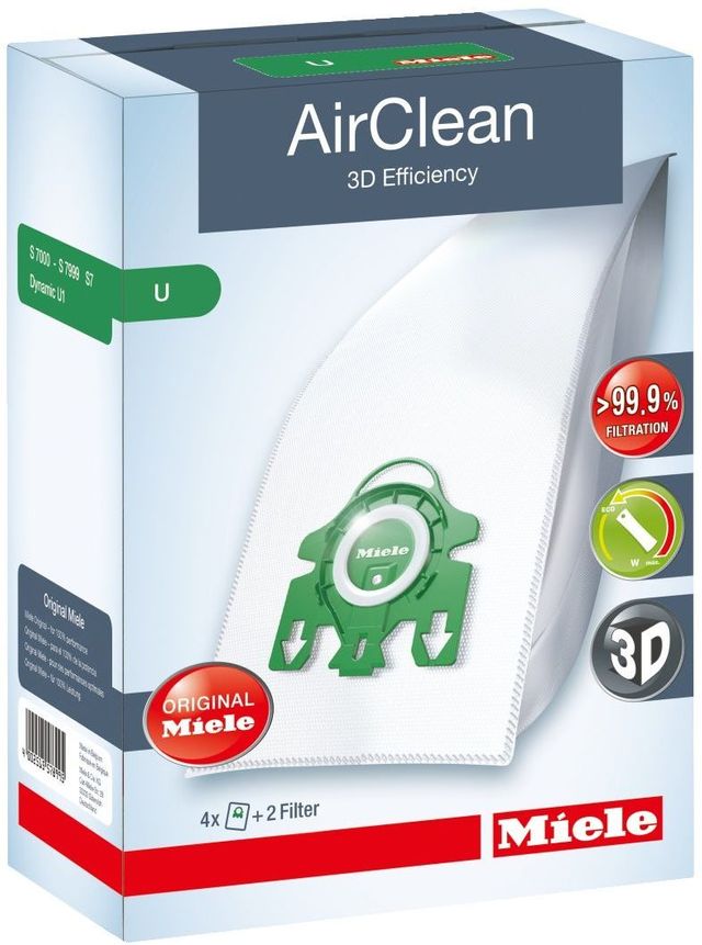 Miele Vacuum AirClean 3D Efficiency U Filterbags 0
