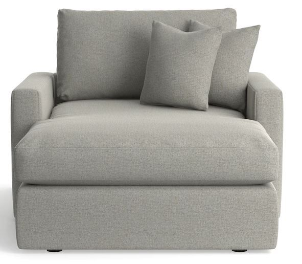 Bassett® Furniture Allure Smoke Two Arm Chaise