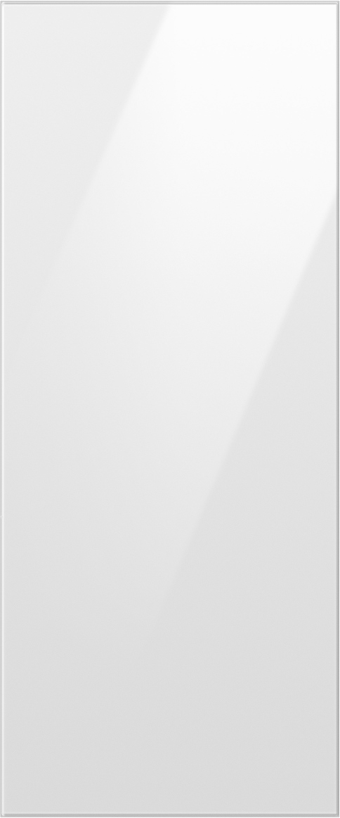 Samsung Bespoke 18" White Glass French Door Refrigerator Top Panel