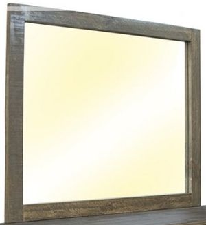 International Furniture Direct Loft Brown Mirror