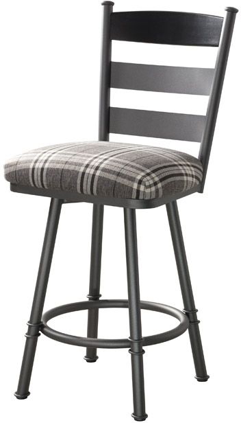 Trica Louis Swivel Counter Height Stool 1