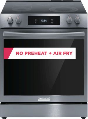 Samsung NE63A6511SG 6.3 Cu. ft. Smart Freestanding Electric Range with No-Preheat Air Fry & Convection in Black Stainless Steel