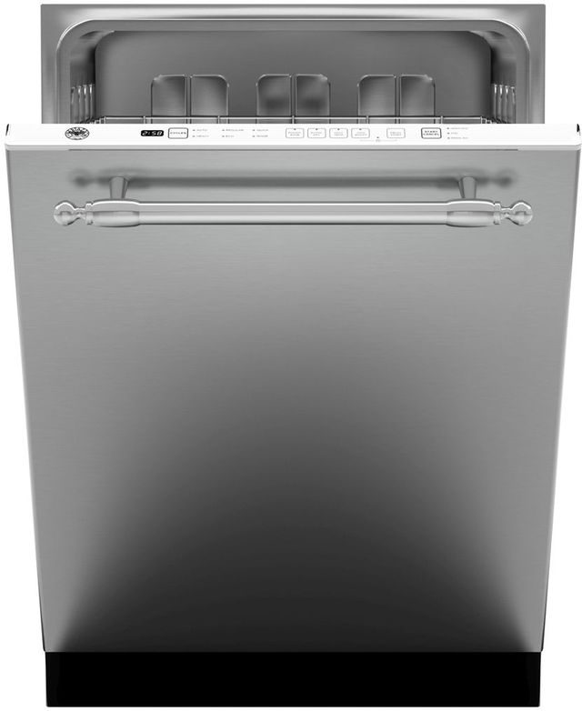Lave-vaisselle encastré à commandes dissimulées de 24 po Bertazzoni® Professional - Acier inoxydable