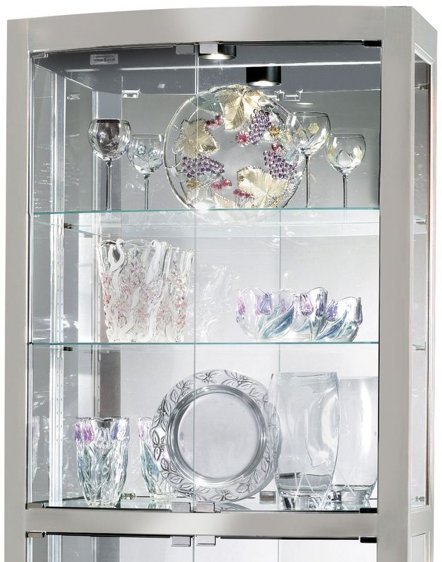 Howard Miller® Bradington II Silver Curio Cabinet 1