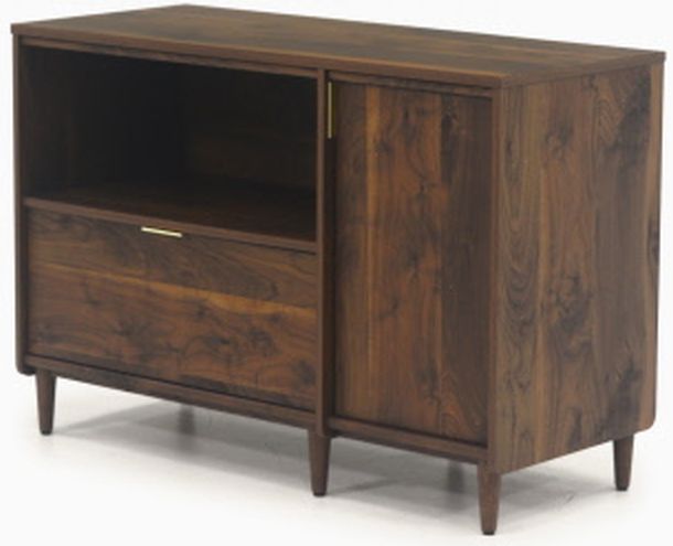 Sauder Clifford Place Storage Credenza With Lateral File Cabinet, Grand ...