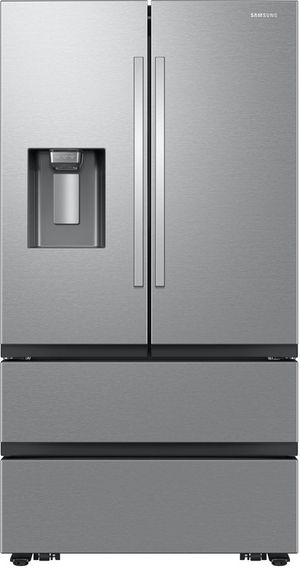 Samsung 25 Cu. Ft. Fingerprint Resistant Stainless Steel Counter Depth French Door Refrigerator 