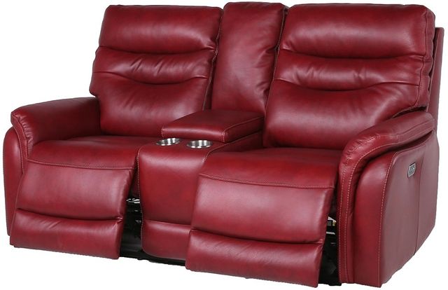 Steve Silver Co.® Fortuna Wine Power Reclining Loveseat with Console-2