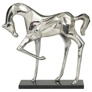 Uma Home Silver Horse Sculpture