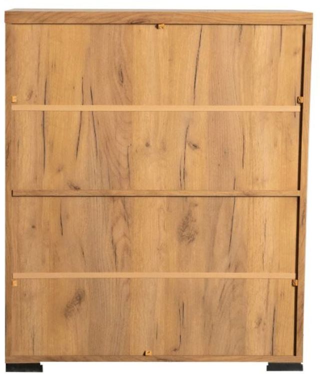 Coaster® Golden Oak Metal Mesh Door Accent Cabinet 3