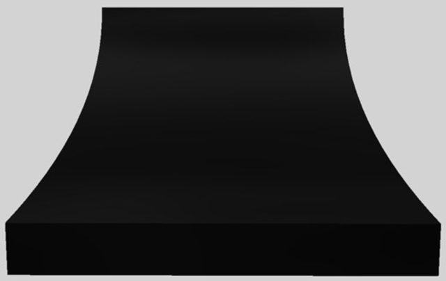 Vent-A-Hood® Designer Series 48" Black Wall Mounted Range Hood-0