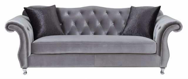Coaster® Frostine Silver Sofa